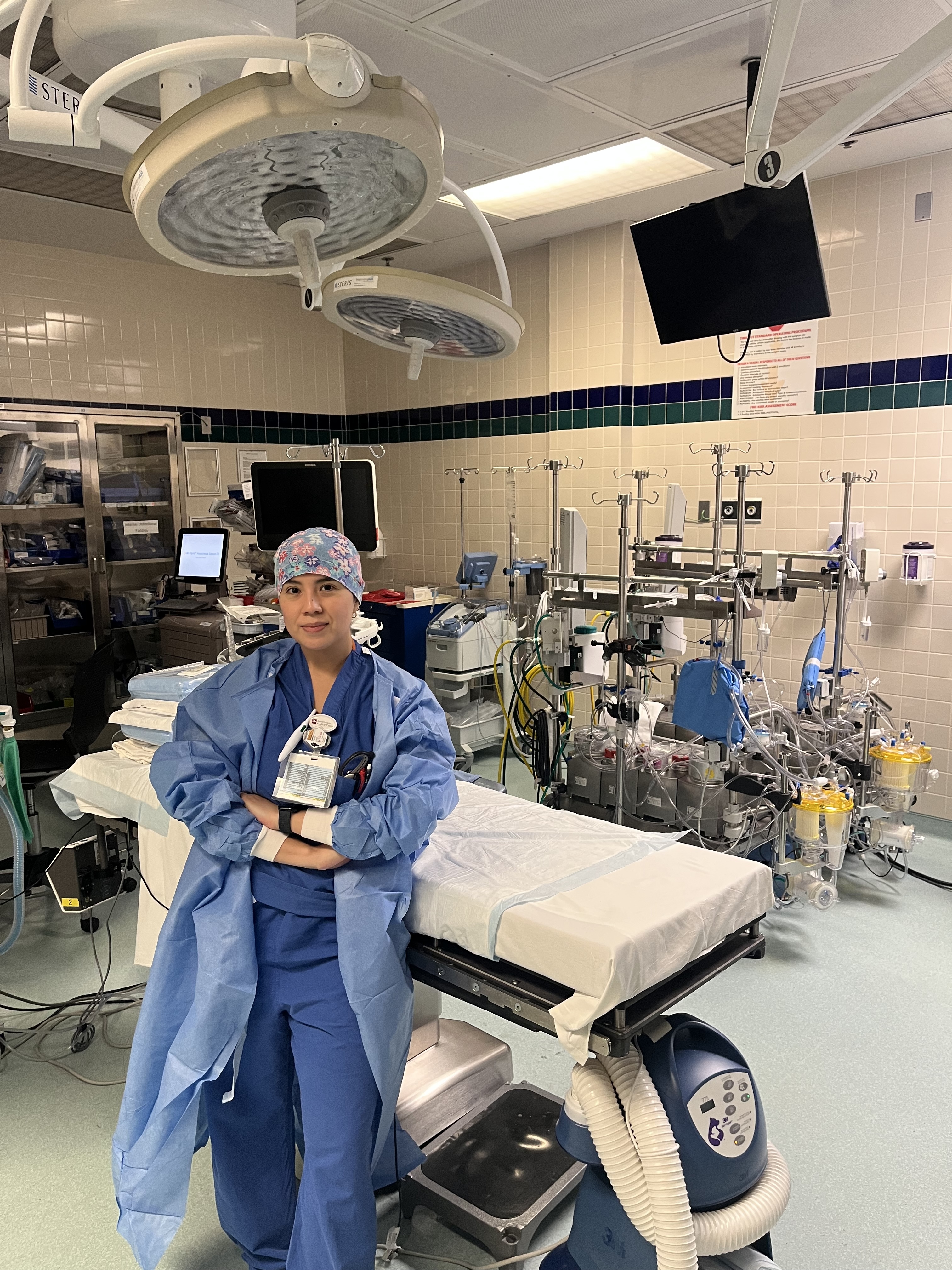 Karina Nunez, RN in the Operating Room